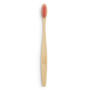 Bamboo Toothbrush - Pink - Burrows and Hare