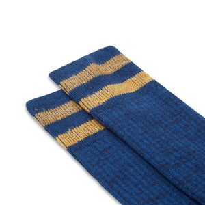 Burrows & Hare Varsity Sock - Blue - Burrows and Hare