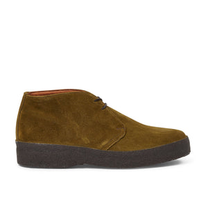 Sanders Suede Chukka Boots Japanese - Moss - Burrows and Hare