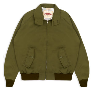 Burrows & Hare McQueen Harrington Jacket - Olive - Burrows and Hare