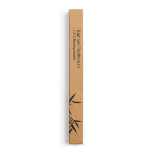 Bamboo Toothbrush - Yellow - Burrows and Hare