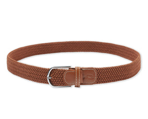 Burrows & Hare One Size Woven Cotton Belt - Tan - Burrows and Hare