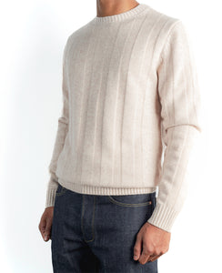 Burrows & Hare Seed Stitch Jumper - Wheat