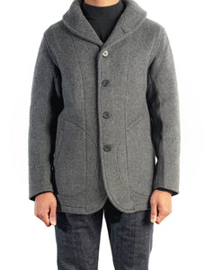 Burrows & Hare Shawl Collar Jacket - Grey