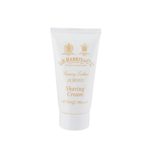 D.R. Harris & Co. Travel Size Shaving Cream Tube - Almond - Burrows and Hare