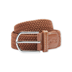 Burrows & Hare One Size Woven Cotton Belt - Tan - Burrows and Hare