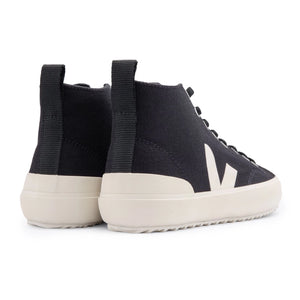 Veja Nova High Top Canvas Trainer -  Black Pierre - Burrows and Hare