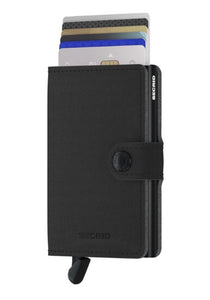 Secrid RFID Miniwallet  - Yard Black (NON LEATHER) - Burrows and Hare