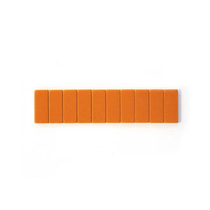 Blackwing Replacement Erasers Pack of 10 - Orange - Burrows and Hare