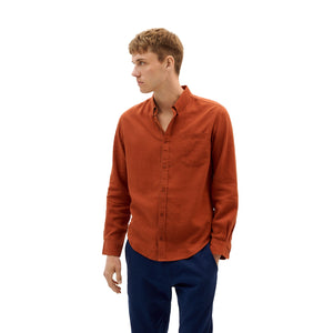 Thinking Mu Hemp Ant Shirt - Clay Red