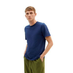 Thinking Mu Hemp T-shirt - Blue Night